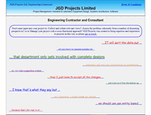 Tablet Screenshot of jgdprojects.co.uk